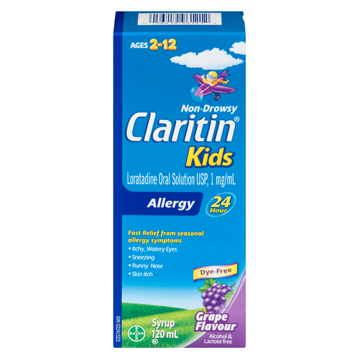 Claritin Kids Non-Drowsy grape 120ml