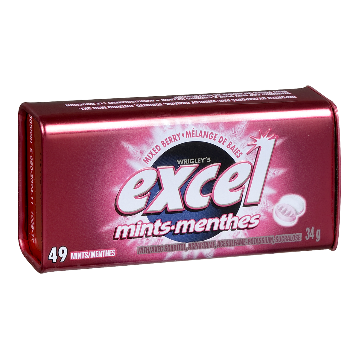 Wrigley's Excel Mints Mixed Berry 34g
