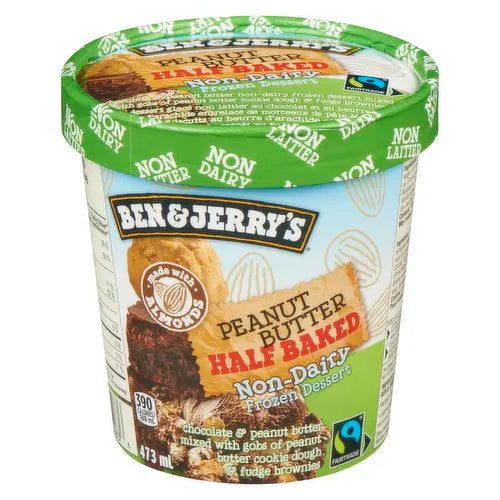 Ben&Jerry’s Non-Diary Peanut Butter Half Baked 473ml