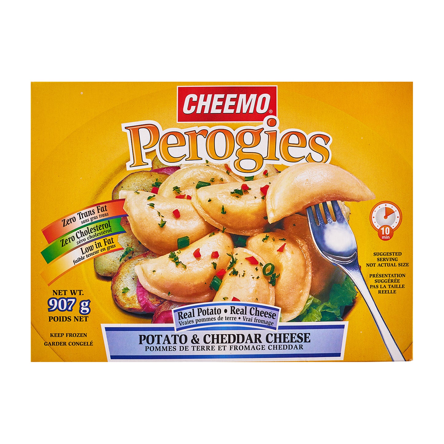 Cheemo Perogies Potato & Cheddar Cheese 907g