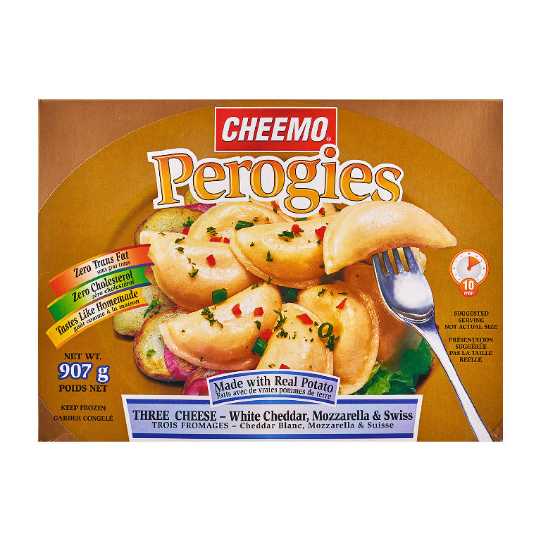 Cheemo Perogies Three Cheese 907g