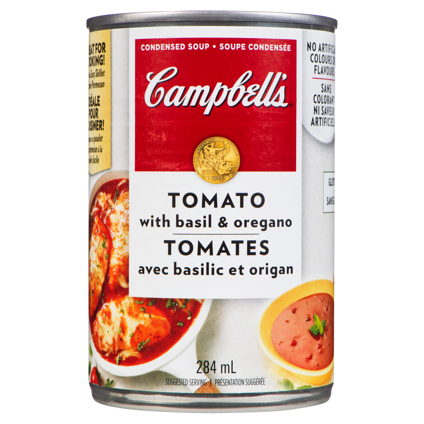 Campbell tomato with bail and oregano