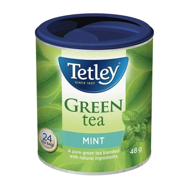 Tetley Green Tea mint 24 bags 48g