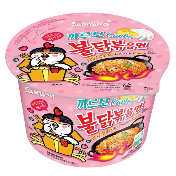 Samyang Hot Chicken Flavour Carbonara Ramen Bowl 105g