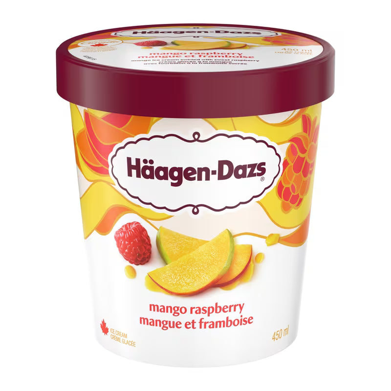 Haagen-Dazs Mango Raspberry Ice Cream 450ml