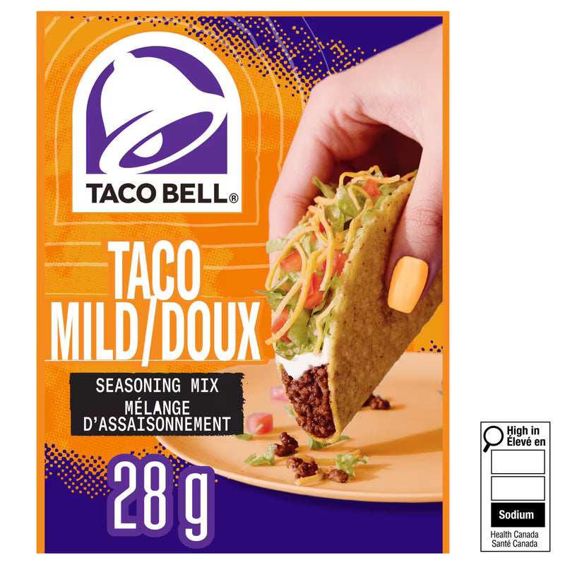 Tacobell taco seasoning mix 28g