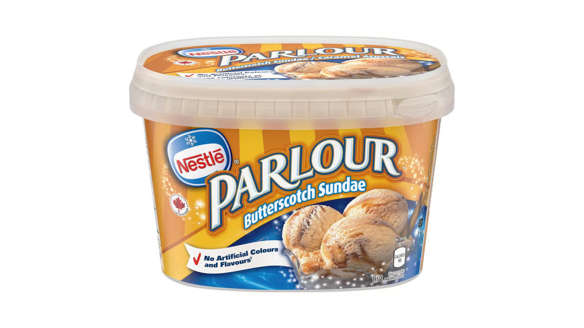 Nestle Parlour Butterscotch Sundae Ice Cream 1.5L
