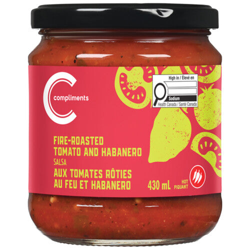 Compliments Fire Roasted Tomato & Habanero Salsa 430ml