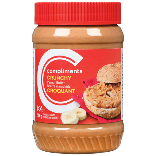 Compliments Crunchy Peanut Butter 500g