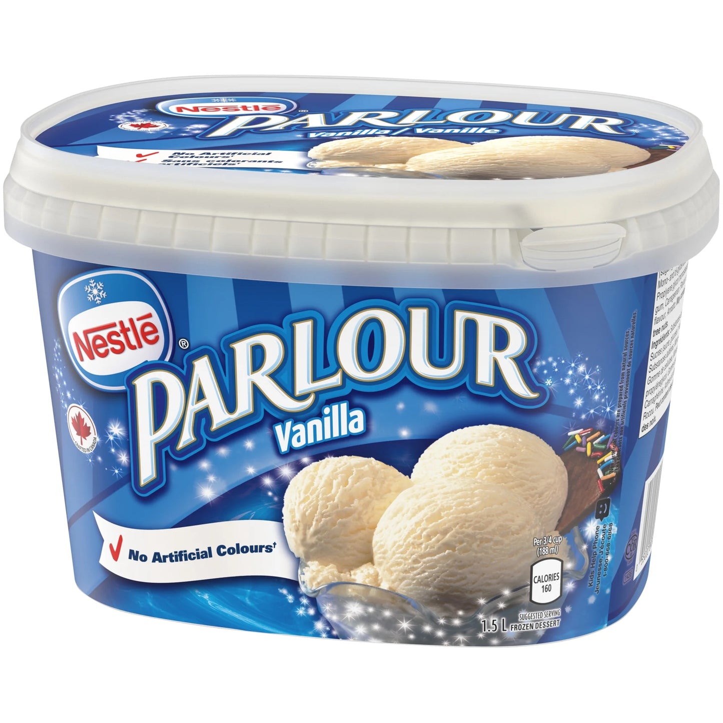 Nestle Parlour Vanilla Ice Cream 1.5L