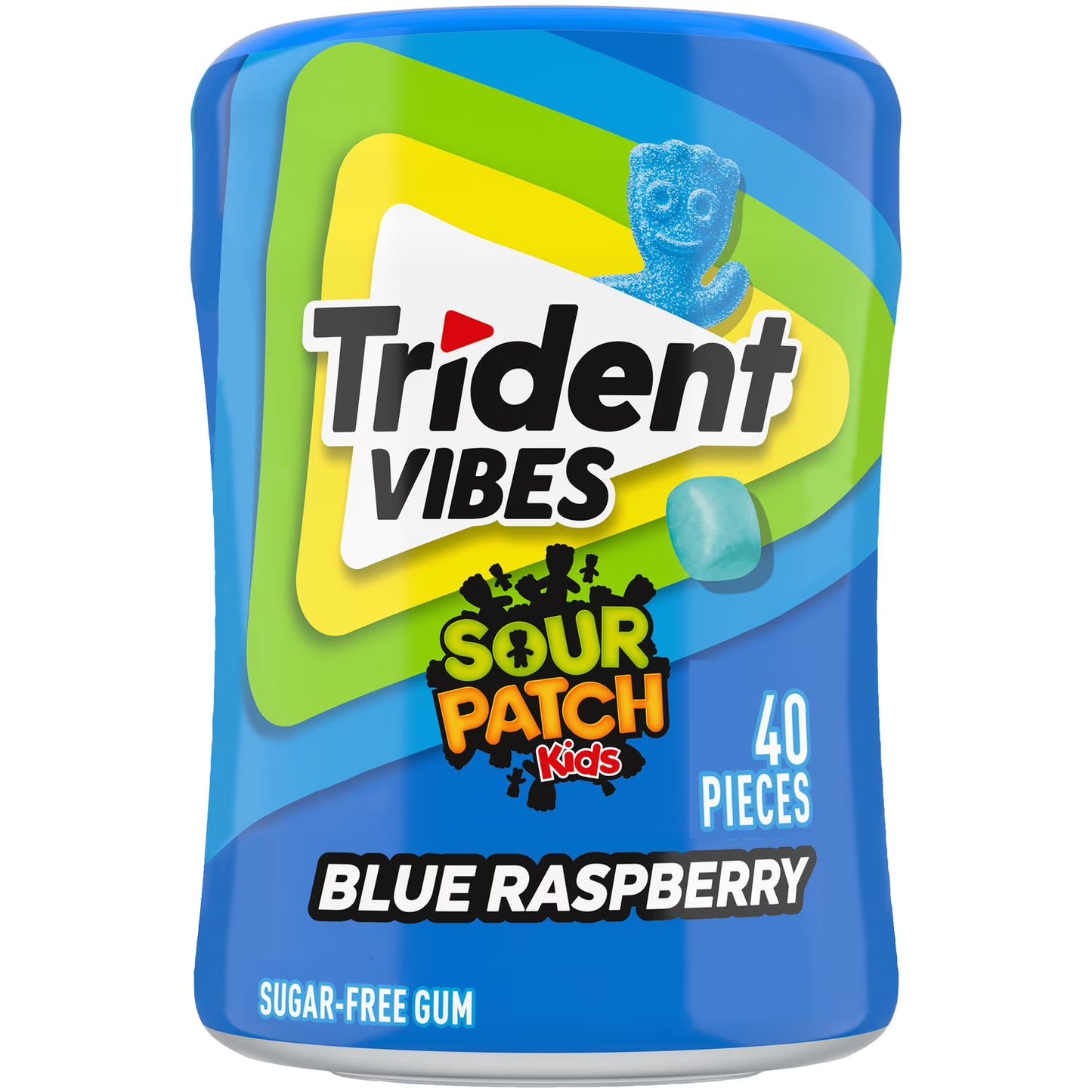 Trident Vibes Sour Patch Kids Blue Raspberry 40pk