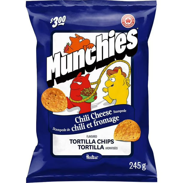 Munchies Chilli Cheese Tortilla Chips 245g