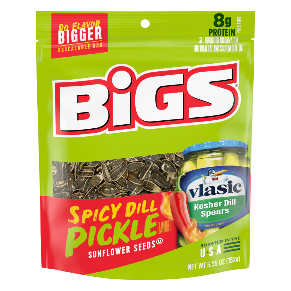 Bigs Spicy Dill Pickle Sunflower Seeds 152g