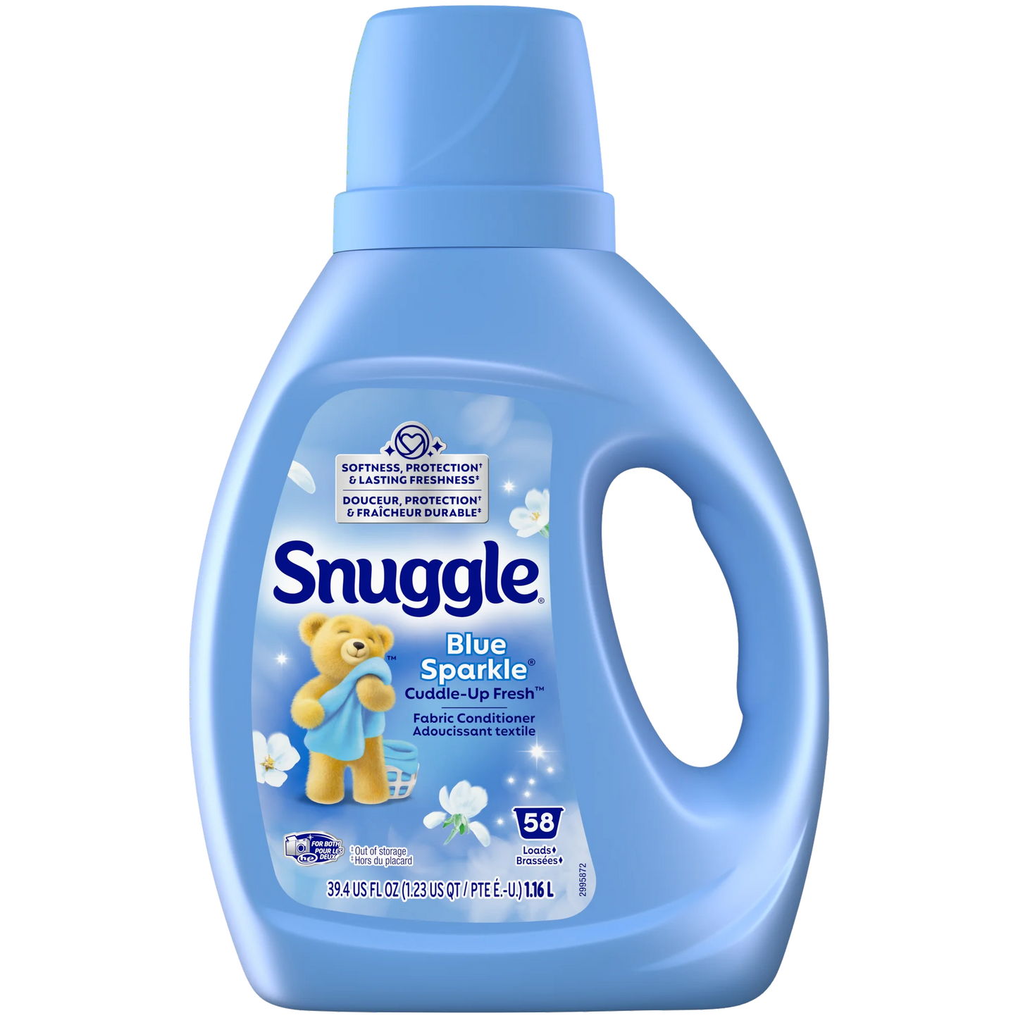 Snuggle blue sparkle fabric conditioner 1.16l