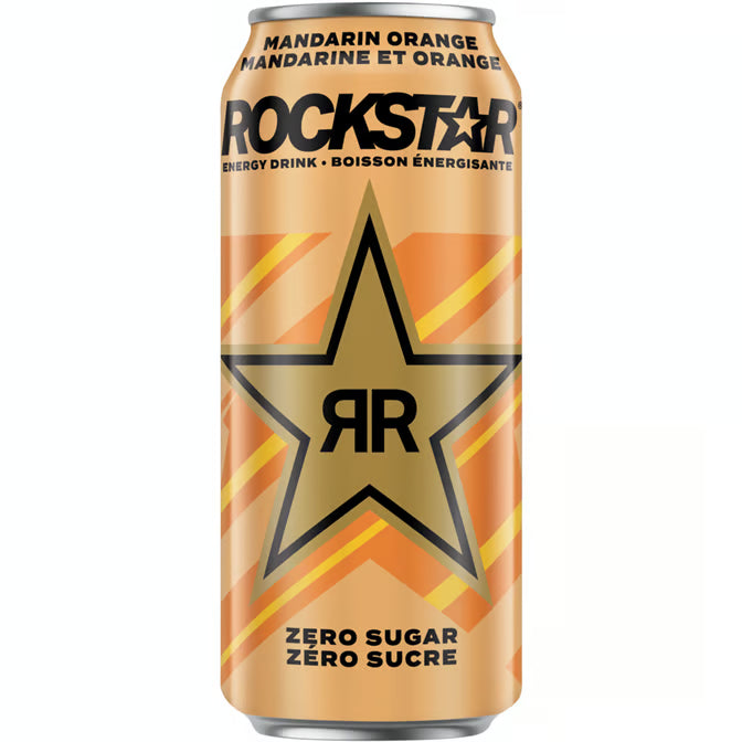 RockStar Energy Zero Sugar Mandarin Orange 473ml