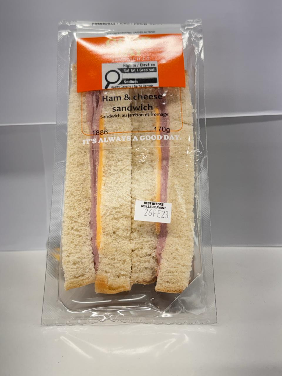 Good Day Ham & Cheese Sandwich 170g
