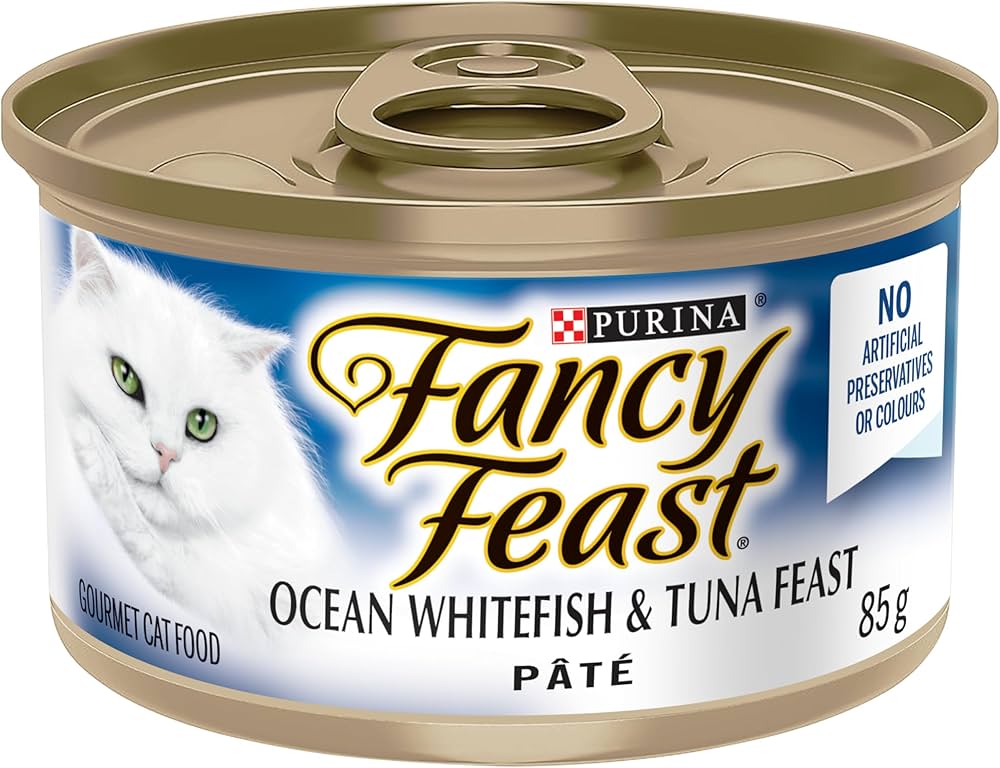 Purina Fancy Feast Ocean Whitefish and Tuna Feast Pate 85g