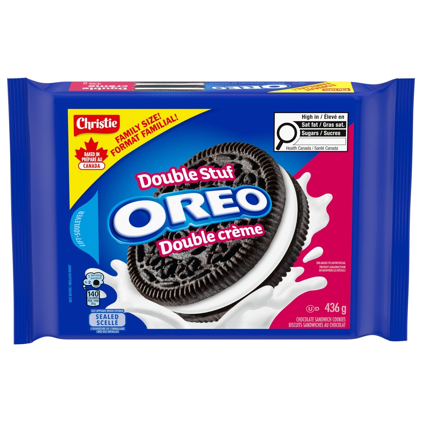 Oreo Double Stuff Cookies Family Size 436g