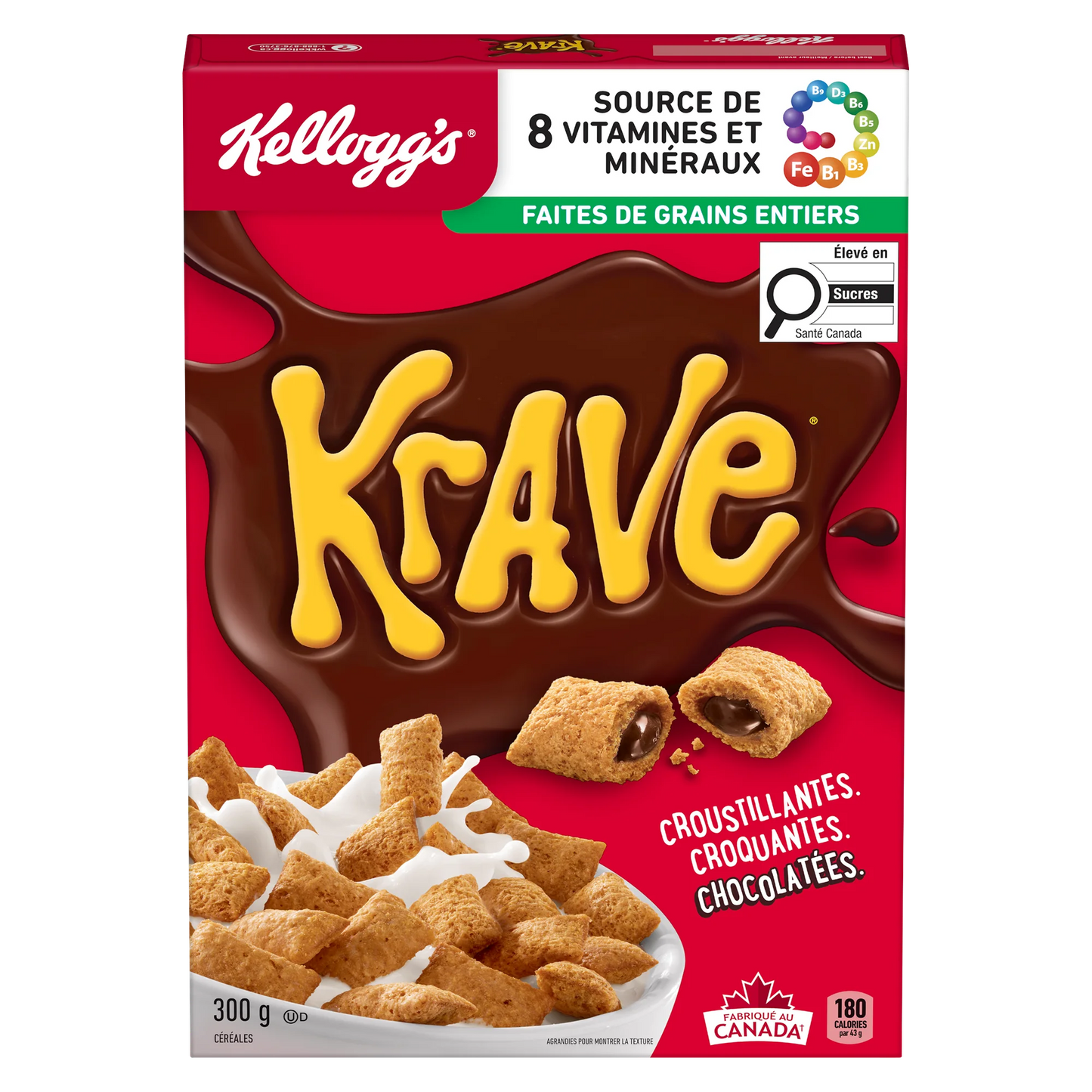 Kellogg’s Krave Chocolatey Cereal 300g