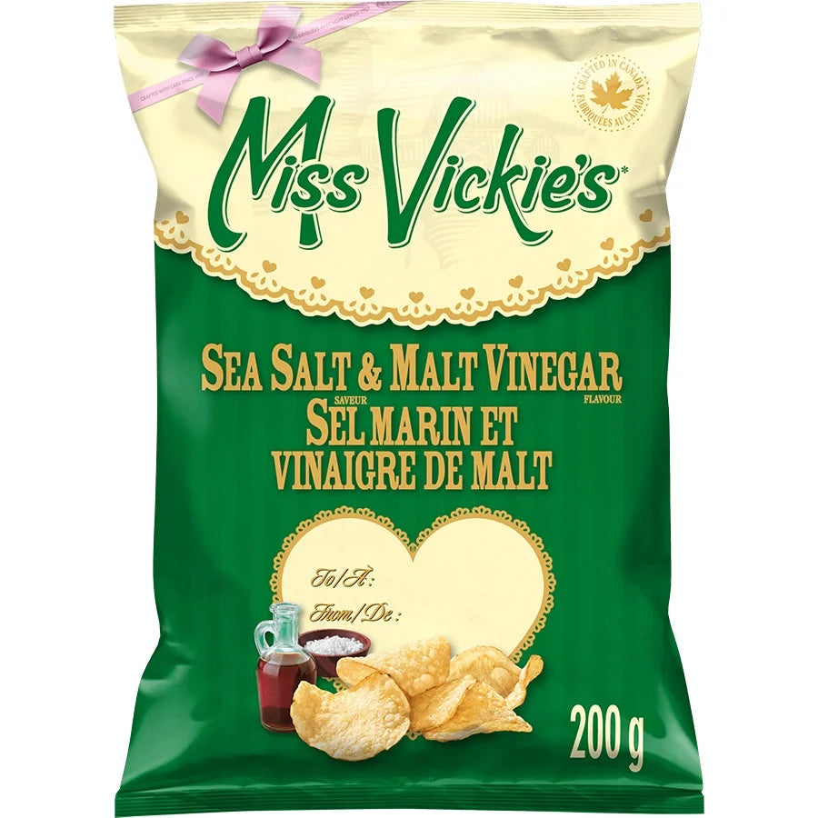 Miss Vickies Sea Salt & Malt Vinegar 200g