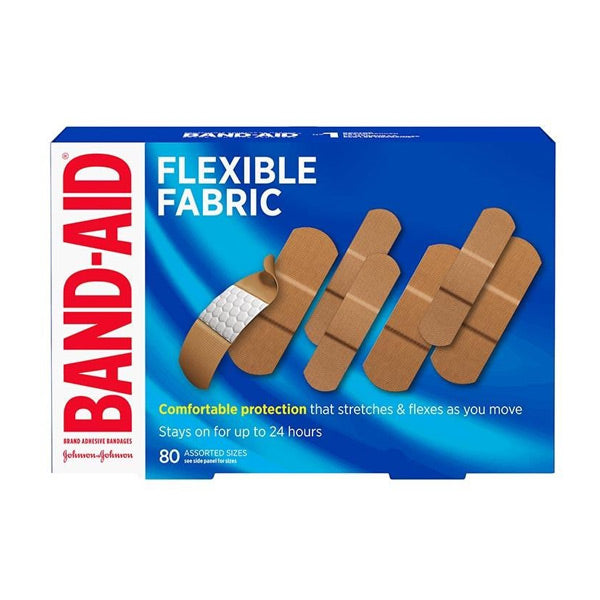 Band-Aid Flexible Assorted 80pk