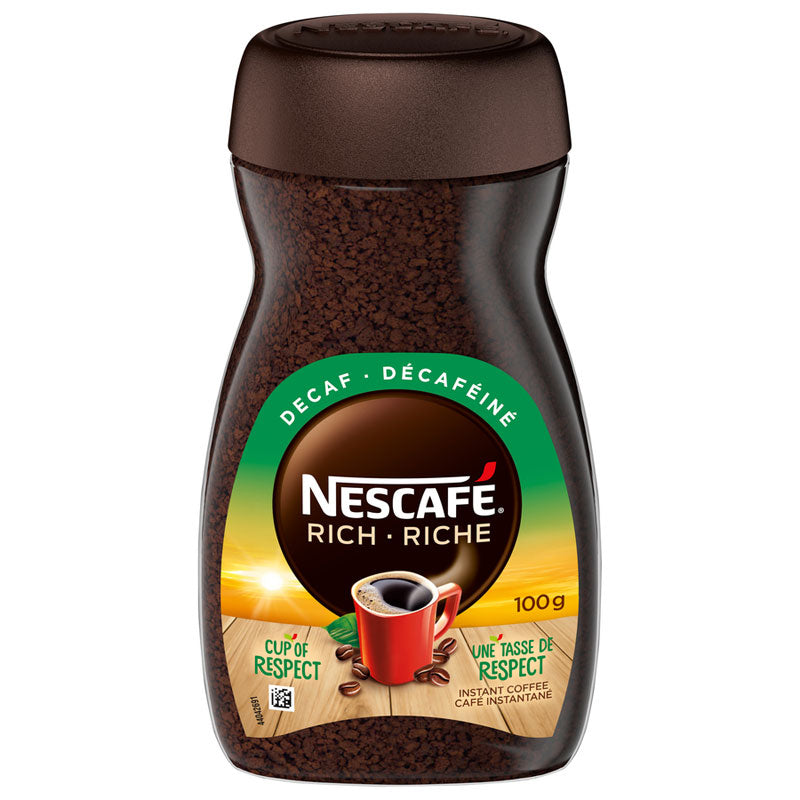 Nescafe Rich Decaf Instant Coffee 100g