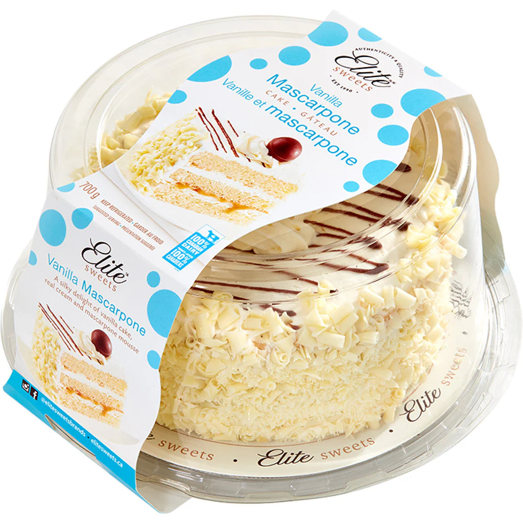 Elite Vanilla Mascarpone cake 700g