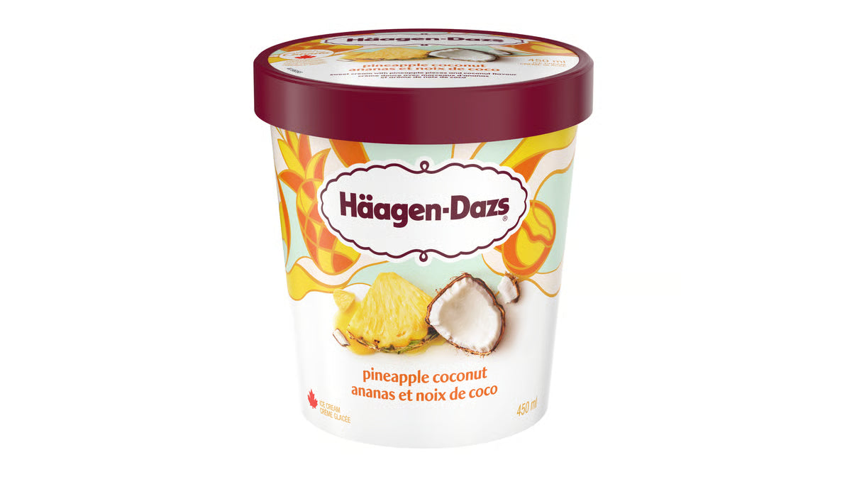 Haagen-Dazs Pineapple Coconut Ice Cream 450ml