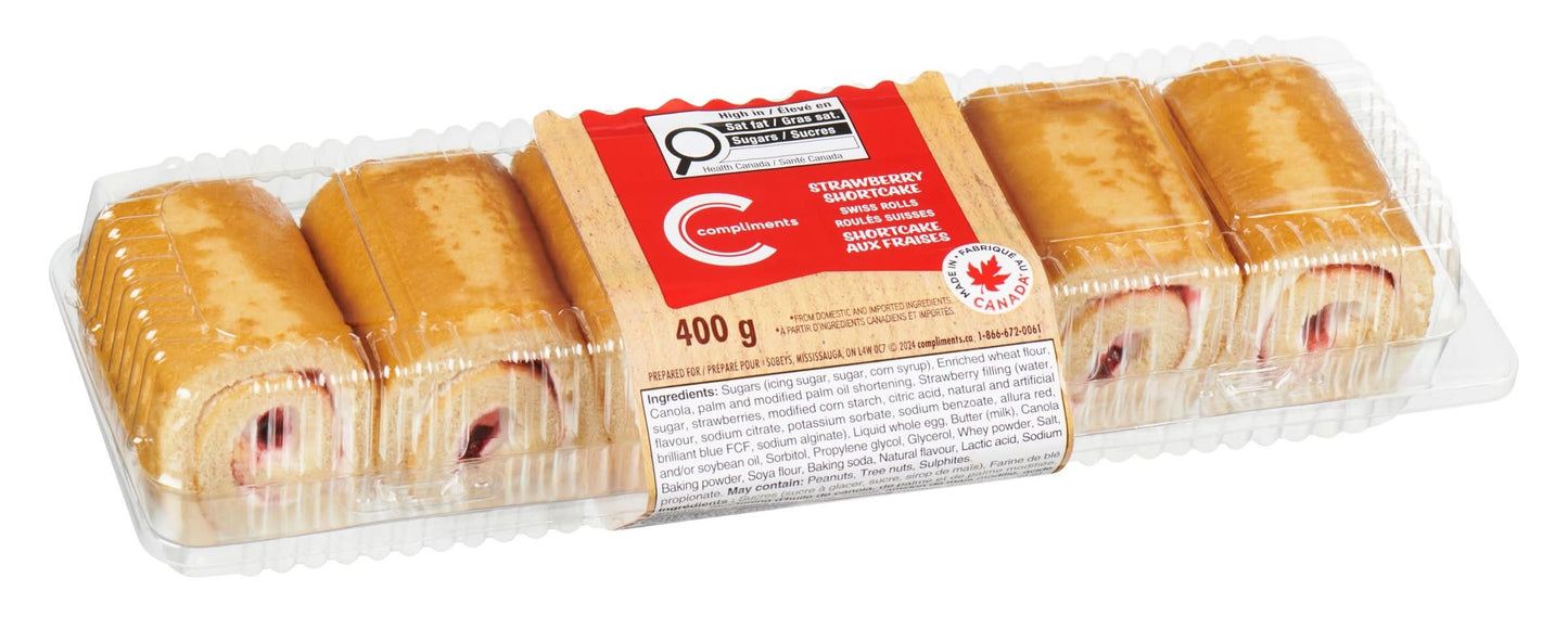 Compliments Strawberry Shortcake 400g