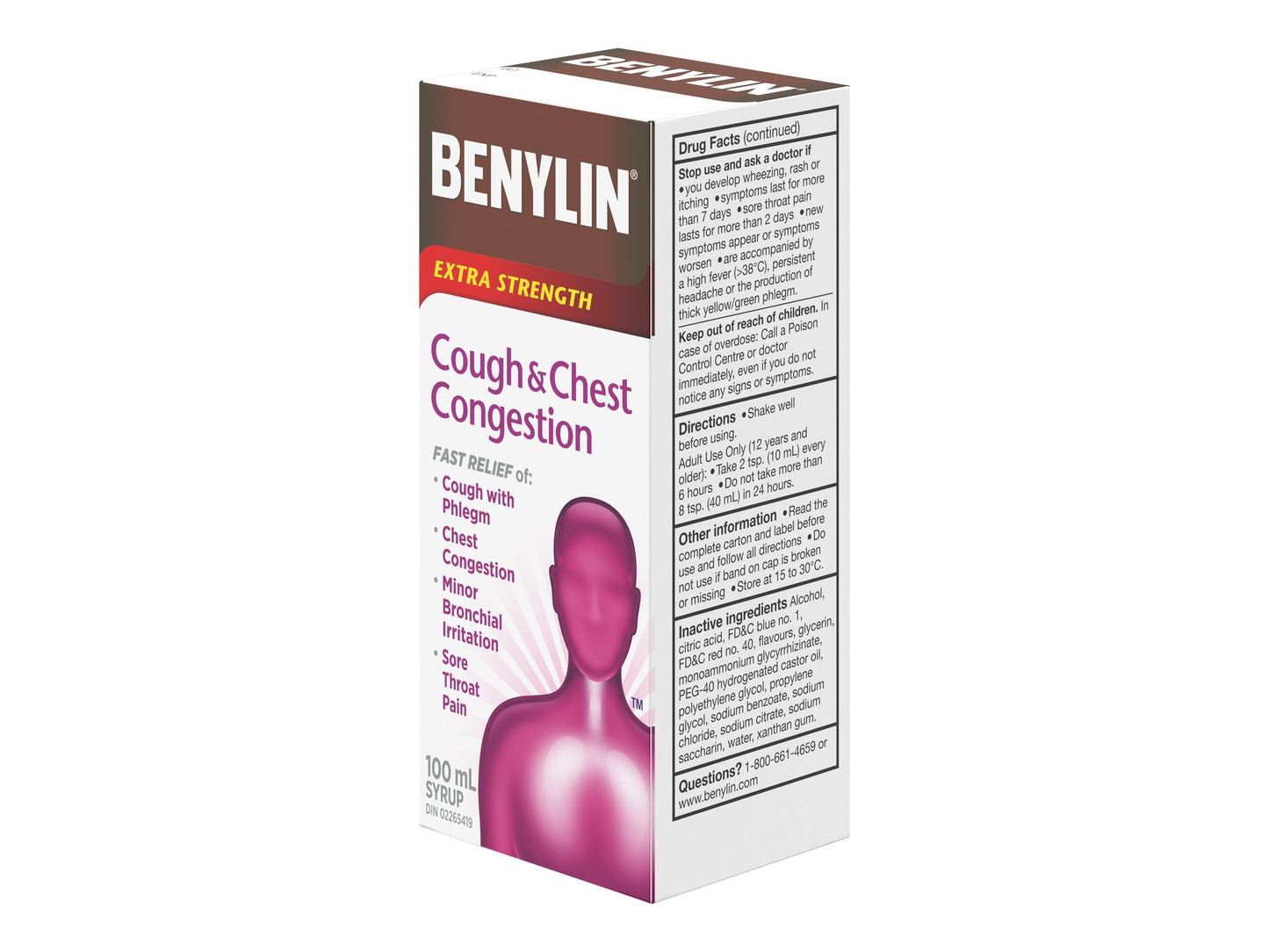 Benylin Extra Strength Cough & Chest Congestion 100ml