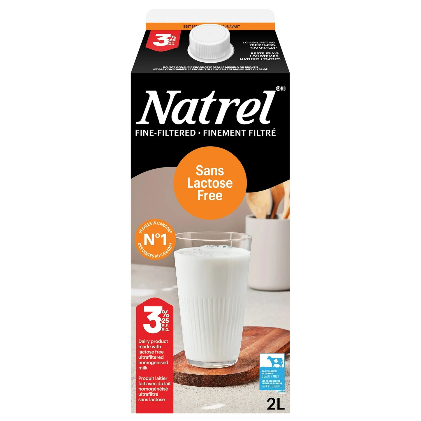 Natrel Lactose Free 3.25% Milk 2L