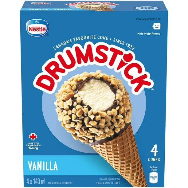Nestle Drumstick Vanilla 4X140ml