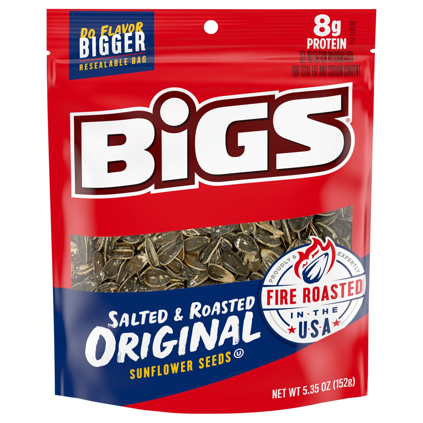 Bigs Salted Roasted Original Sunflower Seeds 152g