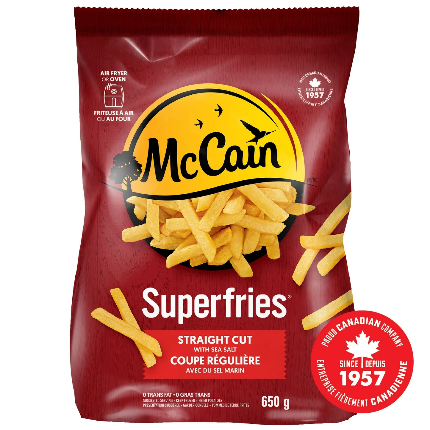 Mc Cain Superfries Straight Cut 650g