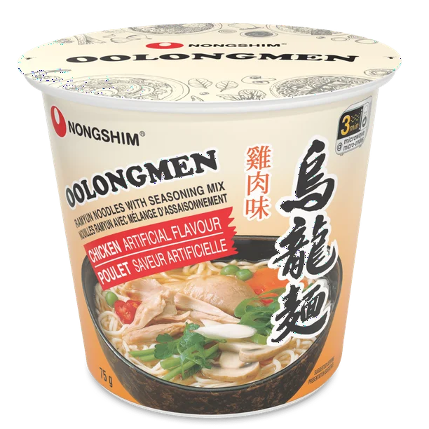Nongshim Oolongmen Chicken Flavour Cup Noodles 75g