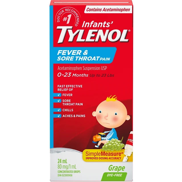 Advil Infant Fever & Sore Throat 24ml 0-23 months