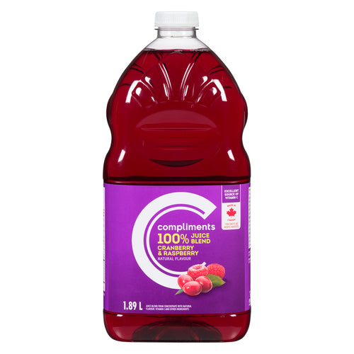 Compliments Cranberry Raspberry Juice 1.89L