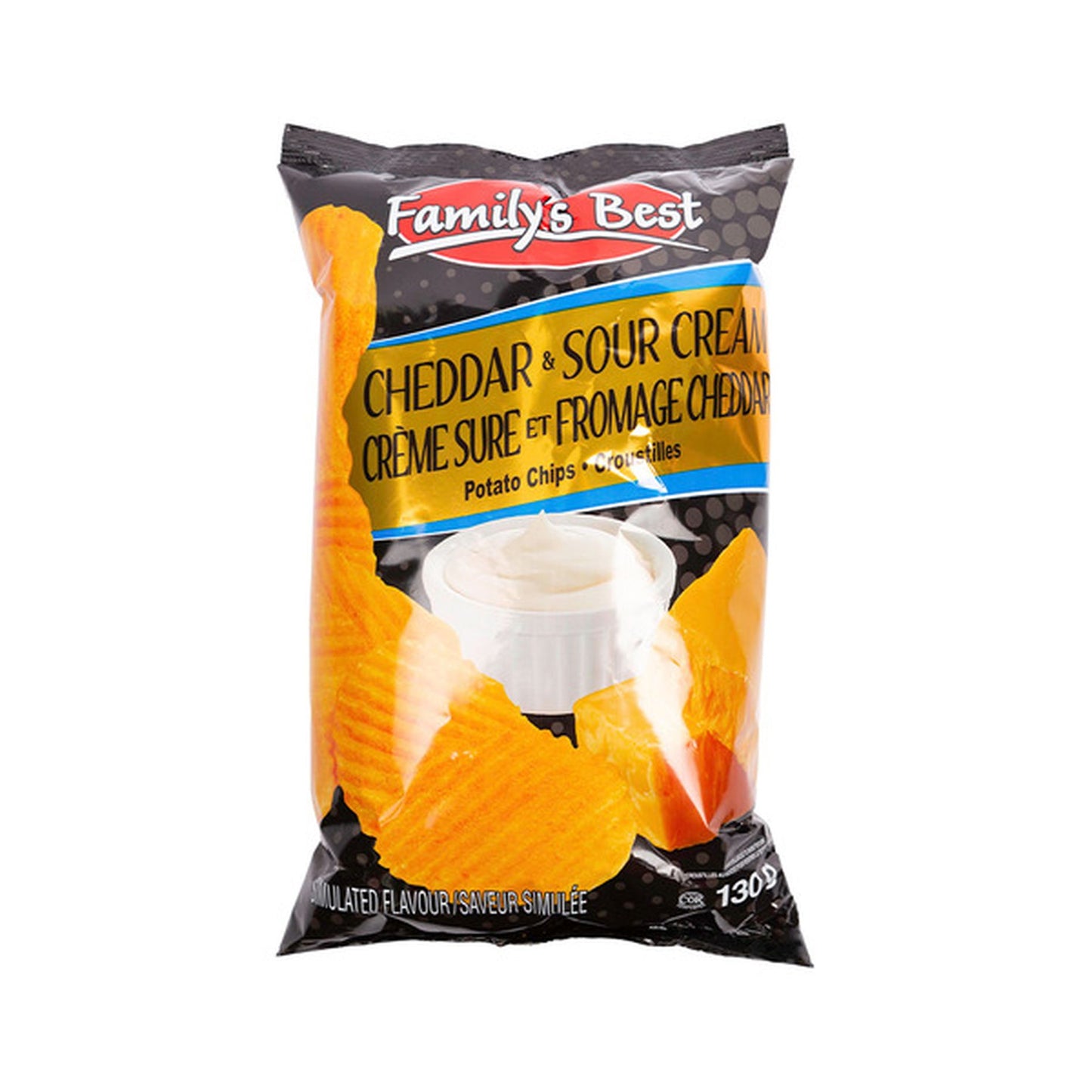 Family’s Best Cheddar & Sour Cream 130g