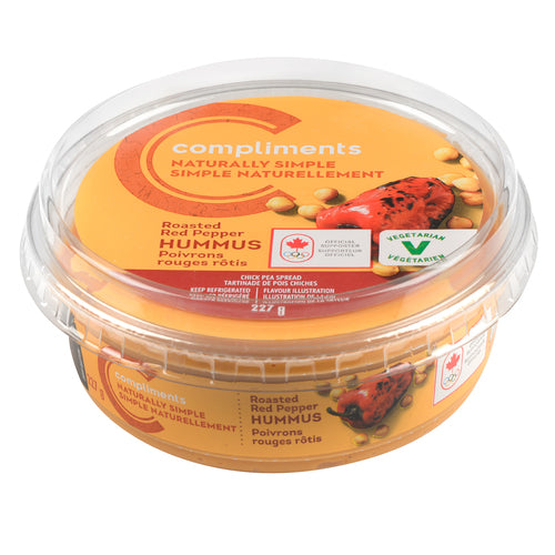 Compliments Roasted Red Pepper Hummus 227g