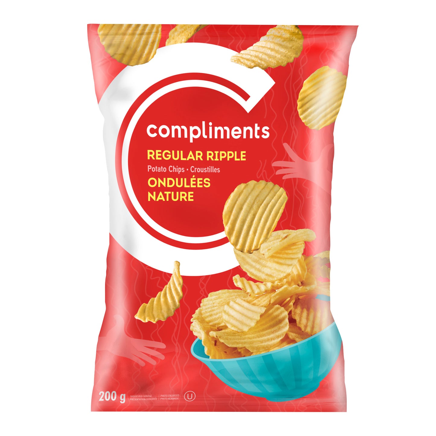 Compliments Regular Potato Chips 200g