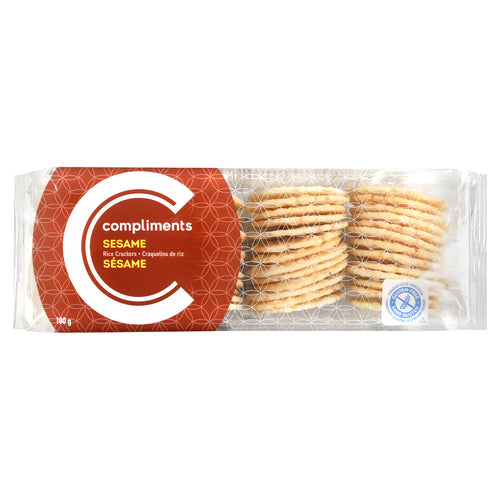 Compliments Sesame Rice Crackers 100g