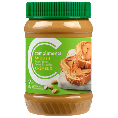 Compliments Smooth Peanut Butter 500g