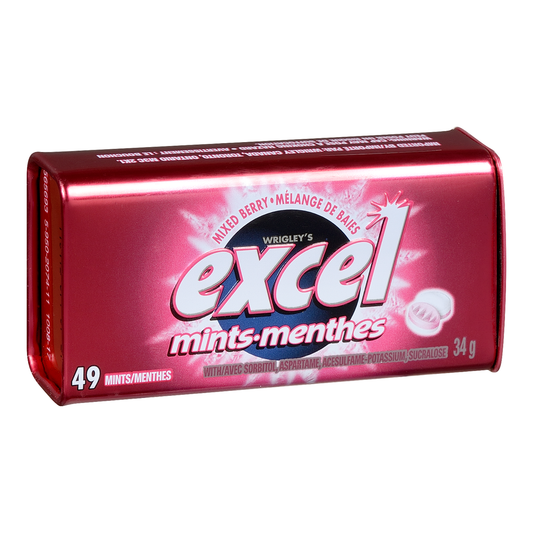 Wrigley's Excel Mints Mixed Berry 34g