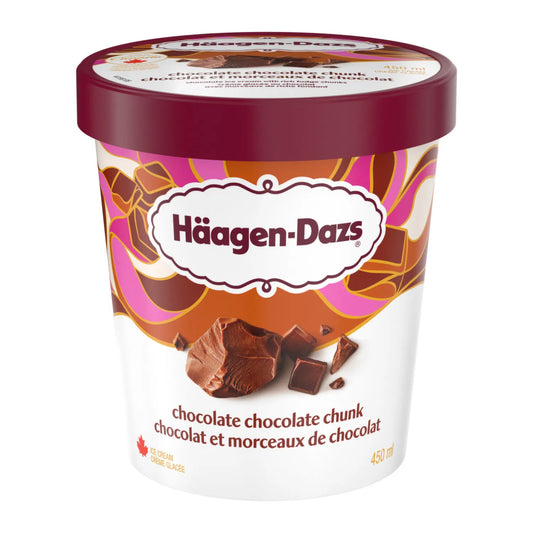Haagen-Dazs Chocolate Chunk Ice Cream 450ml