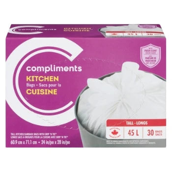 Compliemnts Kitchen Bags 45l * 30