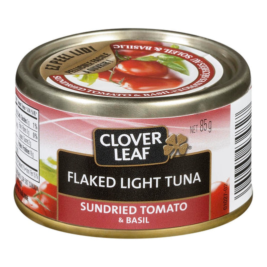 Clover leaf sundried tomato and basil flaked light tuna 85g