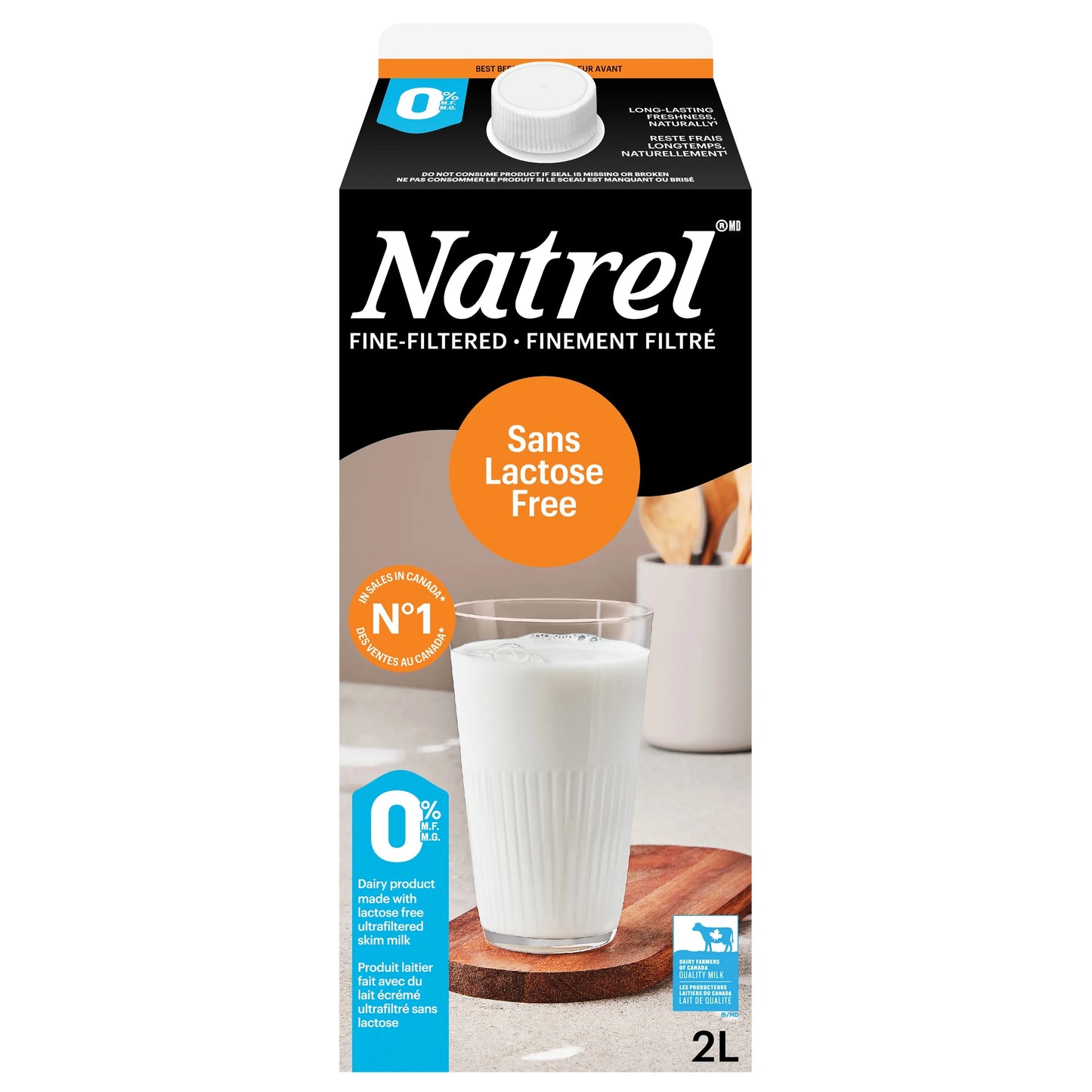 Natrel Lactose Free 0% Milk 2L
