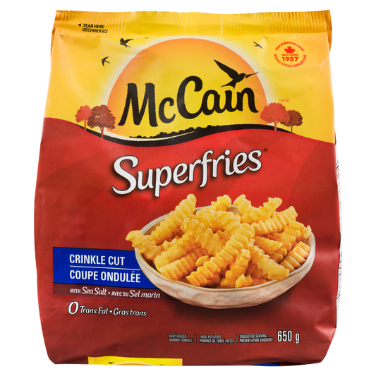 Mc Cain Superfries Crinkle Cut 650g