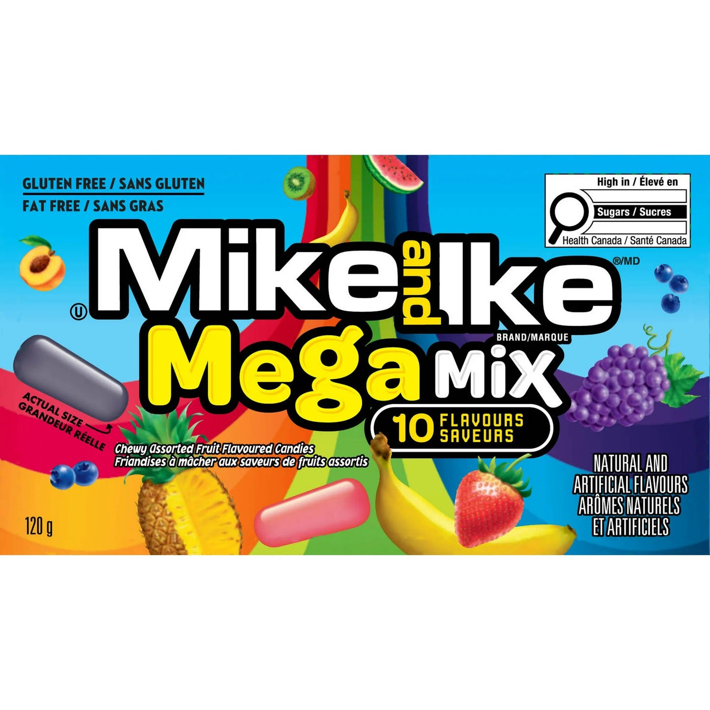 Mike and Ike Mega Mix 120g