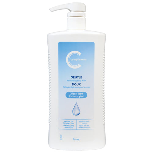 Compliments Gentle Moisturizing Bodywash 946ml